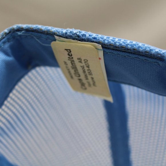 Vintage Patched Trucker Hat - Waterton Oilmens Pom Pom Top - Adult Snapback - Picture 8 of 8